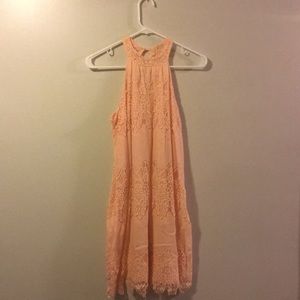 Halter lace dress